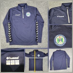 Hartford Athletic USL Mens XS X-Small Soccer Warm Up 1/4 Zip Track Jacket Hummel